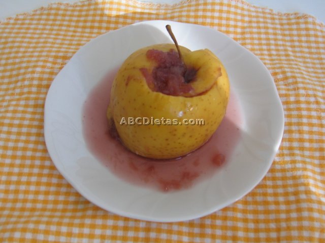 estudiar bolita clima Manzanas asadas al horno microondas - ABCDietas.com